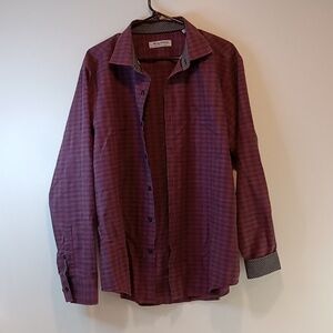 TOMMY BAHAMA Newport Coast Shirt Mens Sz L Long Sleeve Pima Cotton Blend NICE!